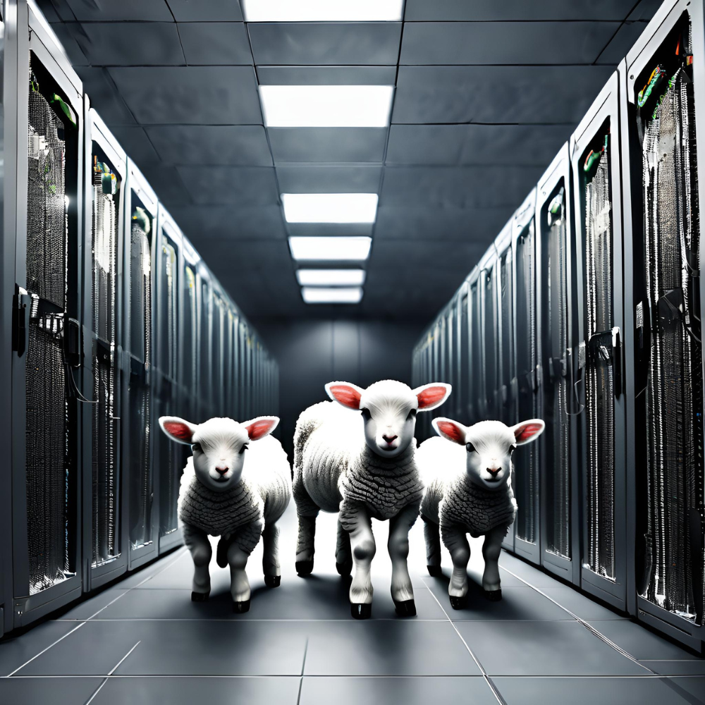 Lambs Assembled in Data Center