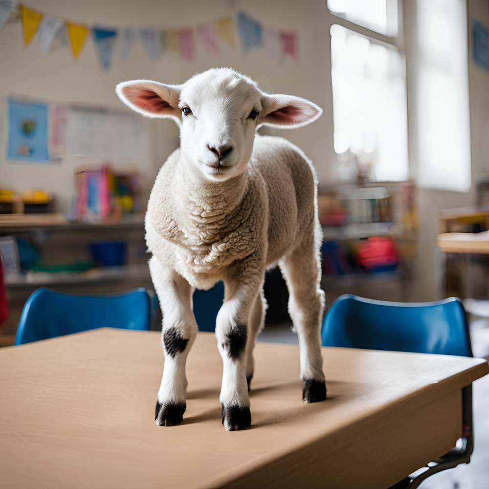 Lamb In School - Education