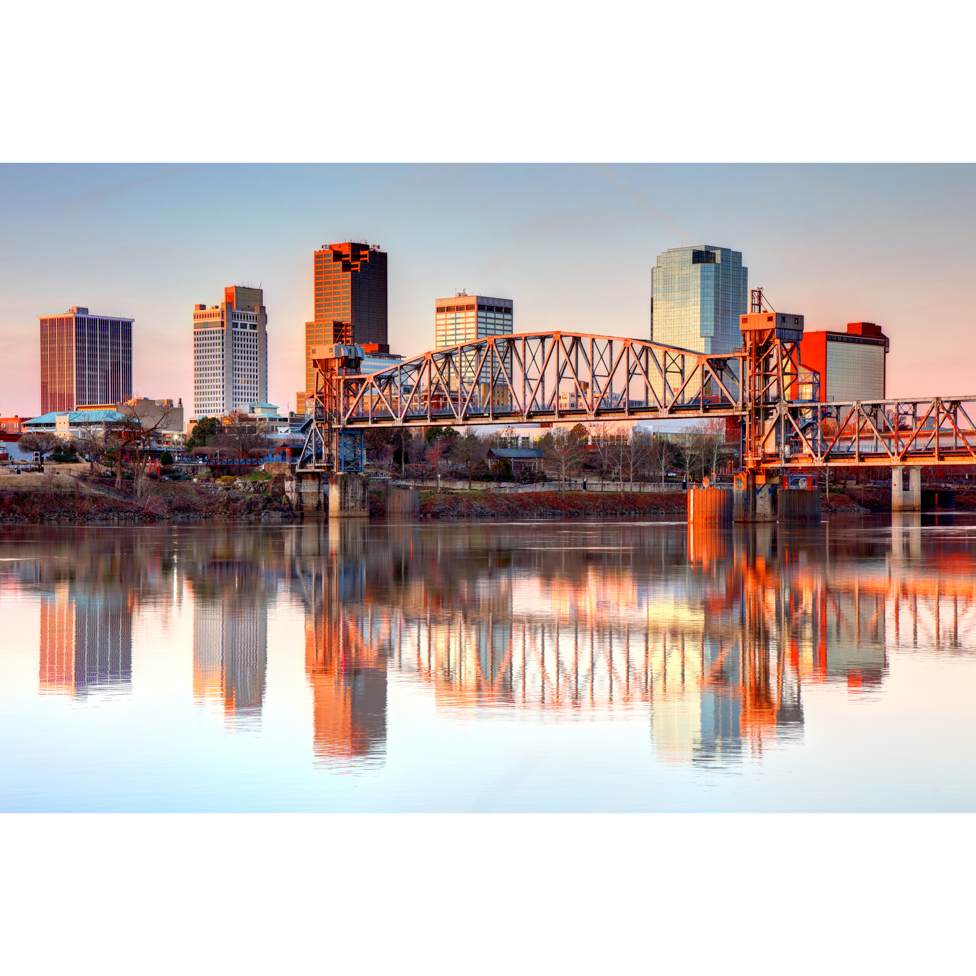 Little Rock Arkansas Skyline