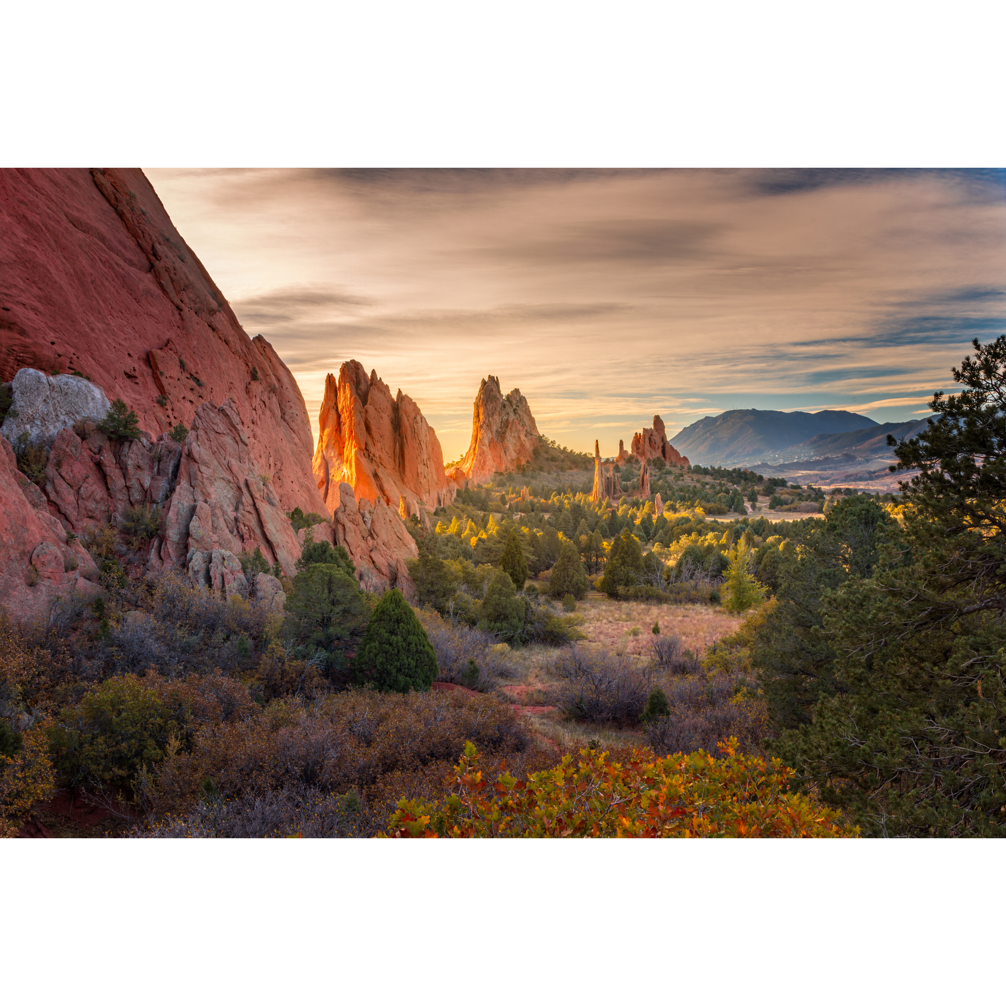 Colorado Springs Garden of the Gods Skyline