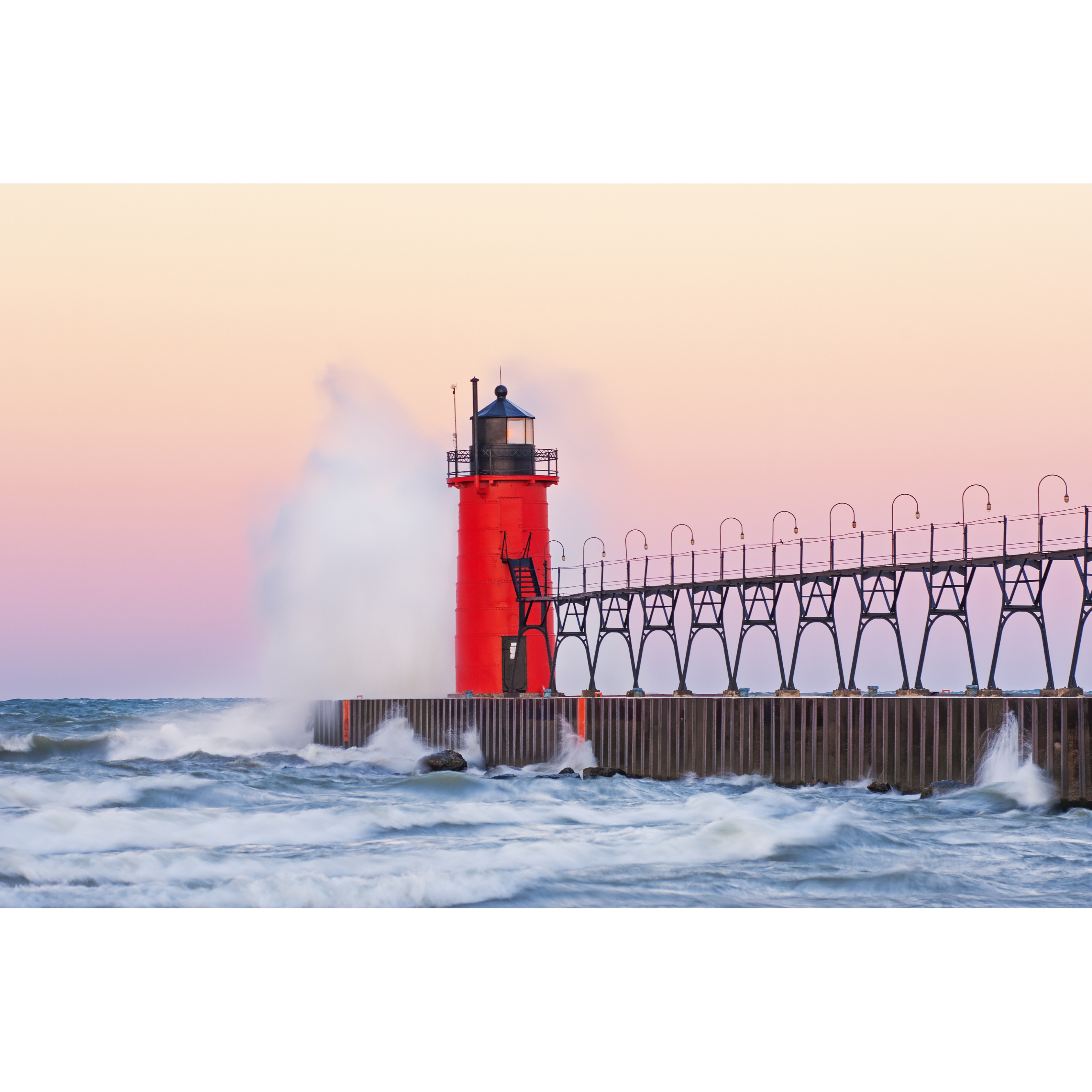 South Haven Michigan Pier and Lighthouse