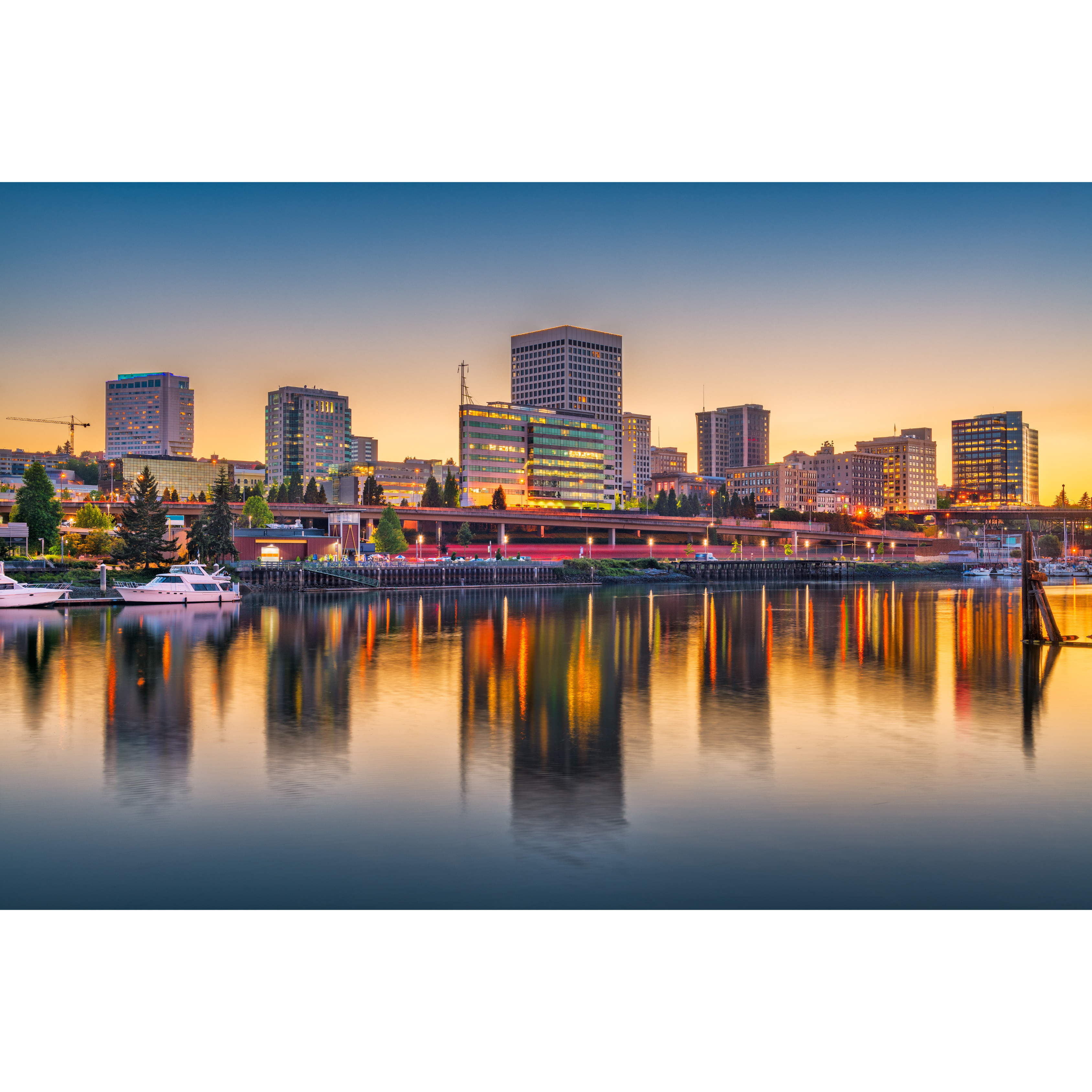 Tacoma Washington Skyline